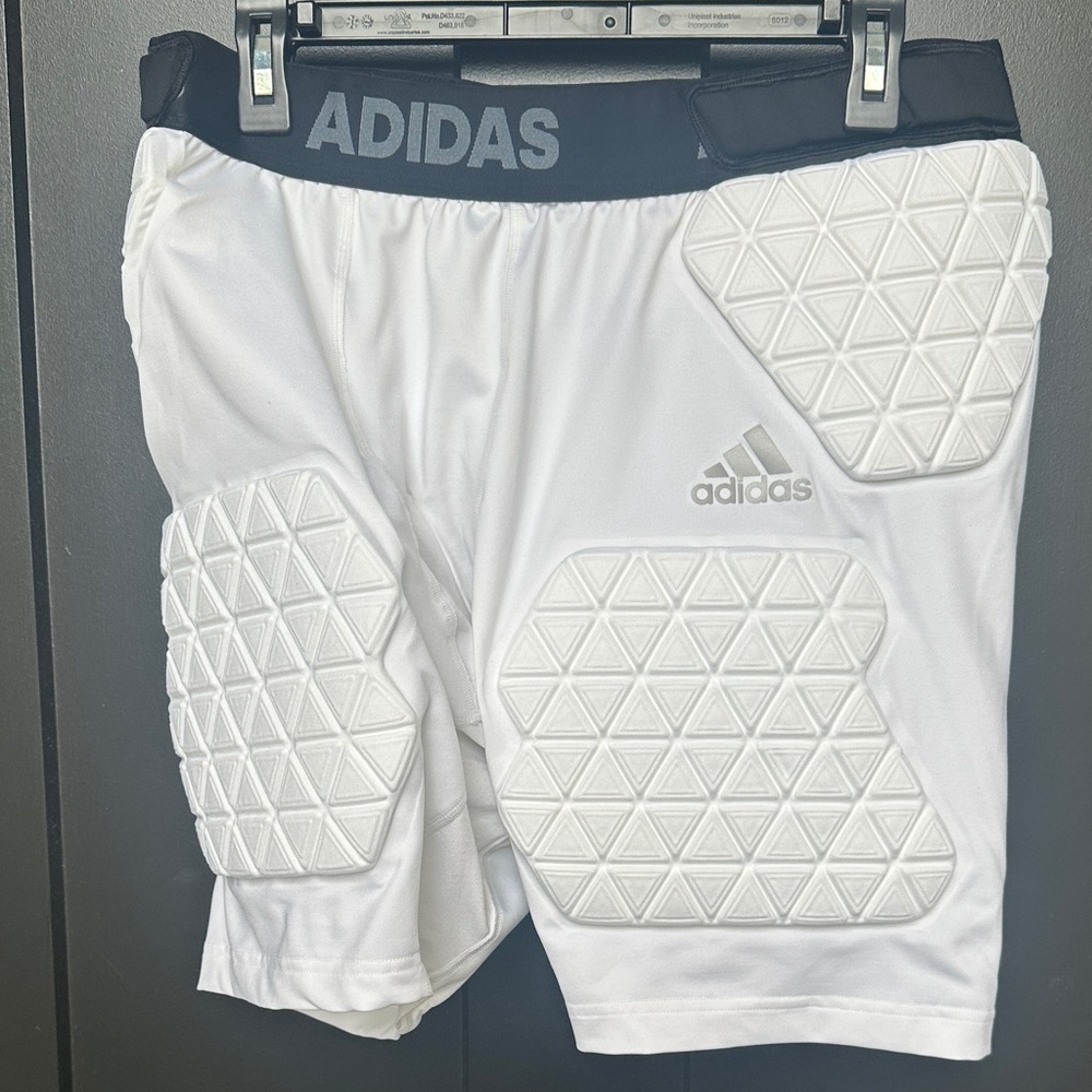 Adidas STANDARD 19 5-PAD GIRDLE White Protective Sports Climacool Shorts SZ XXL